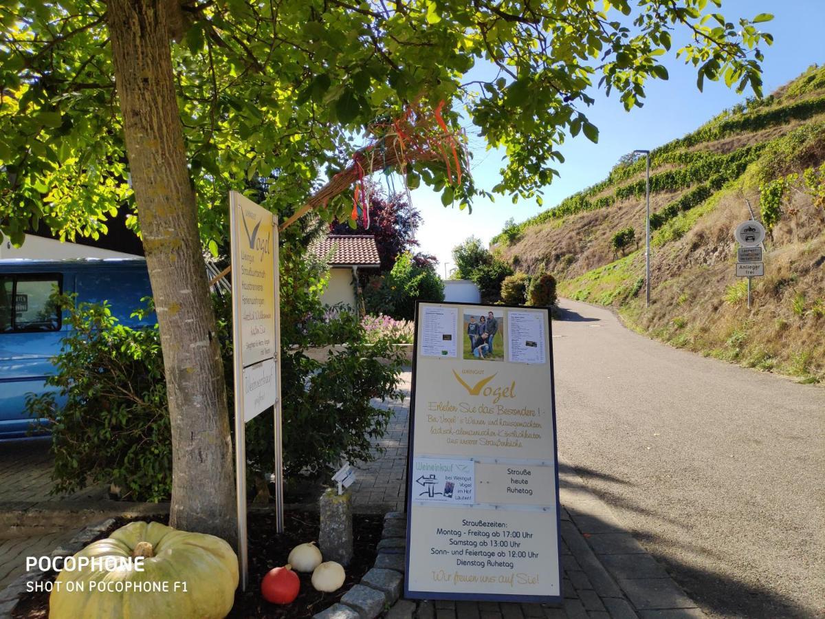 Weingut & Strausswirtschaft Vogel Apartment Vogtsburg Exterior foto